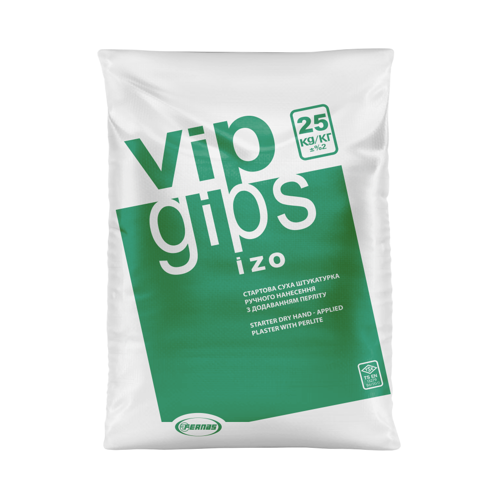 Штукатурка стартова Vipgips Izo 25 кг (70537)