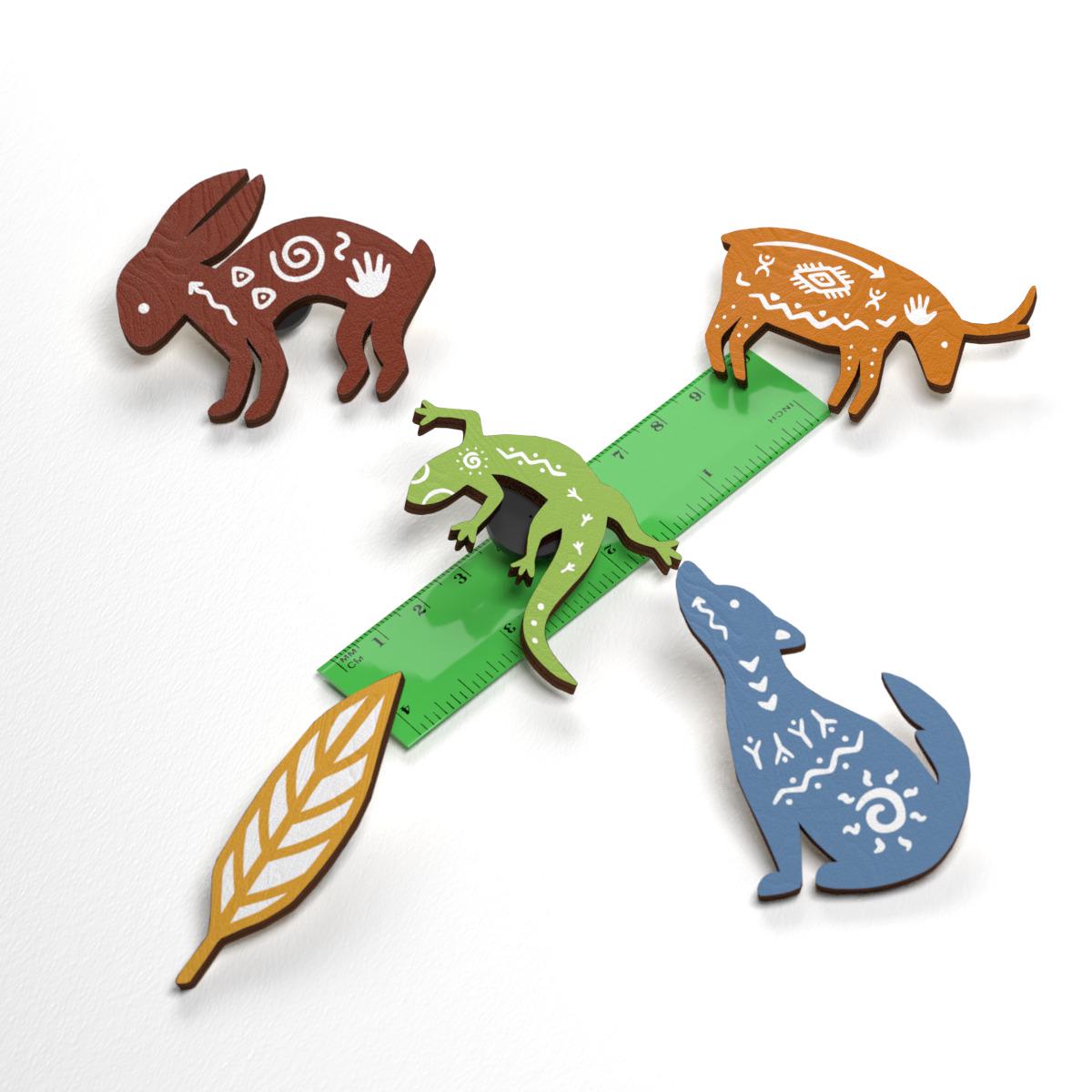 Набор значков Lex Altern Первобытные животные из дерева 5 шт. - фото 2 Набор значков Lex Altern Первобытные животные из дерева 5 шт. - фото 2