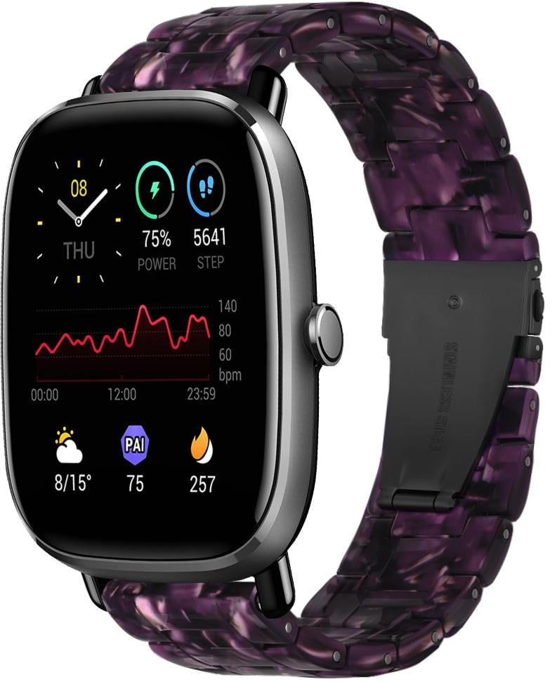 Ремешок из Cмолы Resin для Amazfit GTS 2 mini Violet (28815-2F)