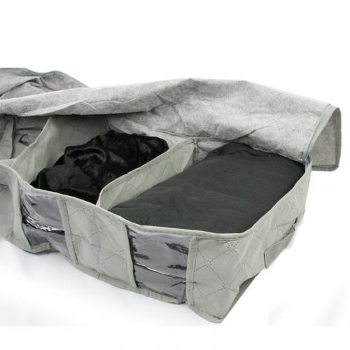 Органайзер для одягу Supretto Home 5 відділень 95х34х14 см Сірий - фото 4