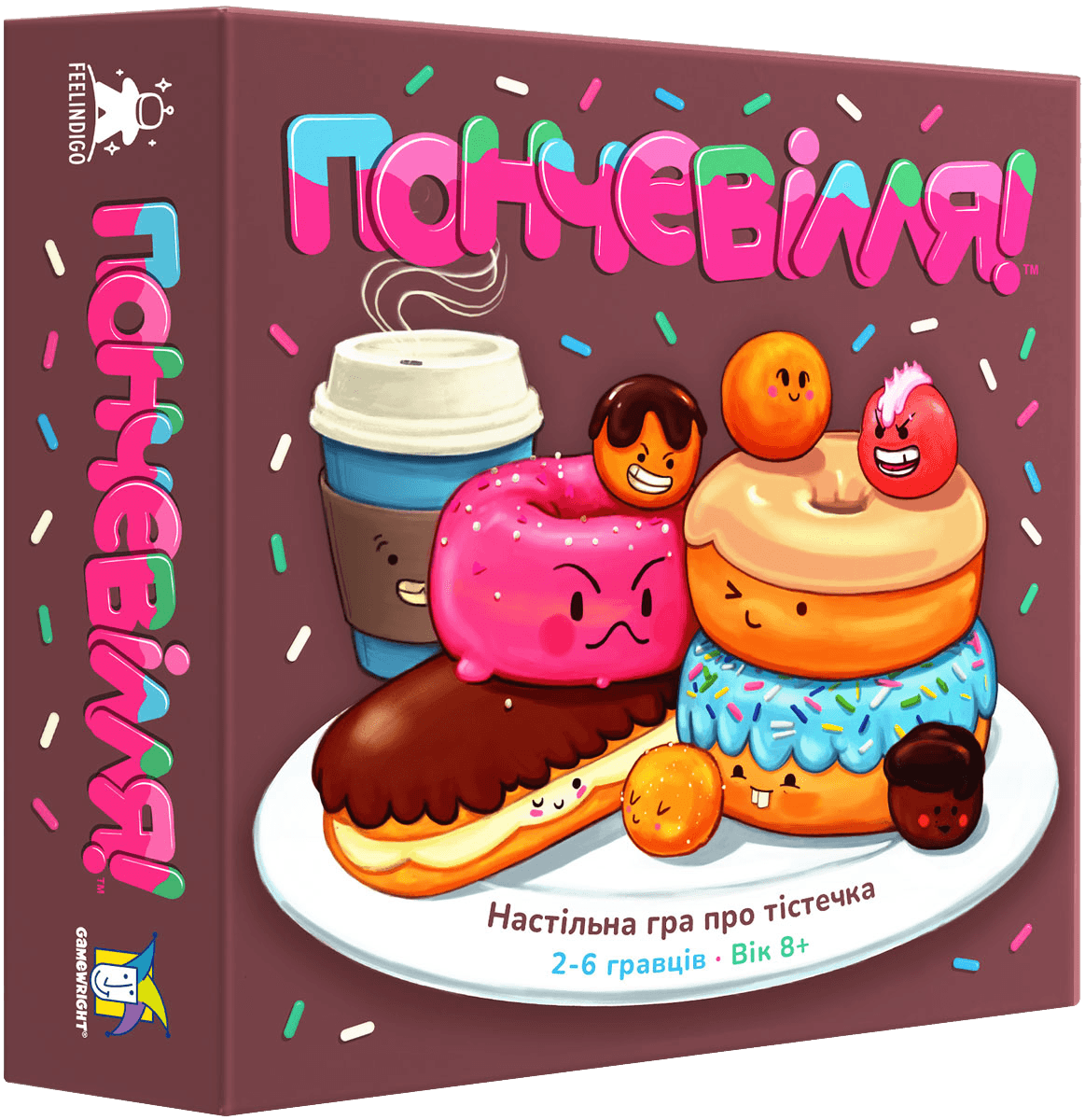 Настольная игра "Пончевілля Go Nuts for Donuts" (1497488132)