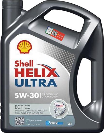Мастило моторне Shell Helix Ultra ECT C3 5W-30 4 л (723)