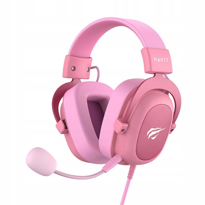 Навушники з мікрофоном Havit H2002D Pink (514468)