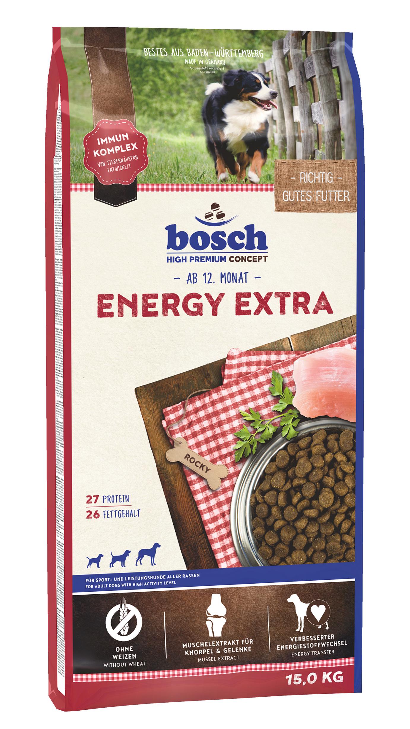 Сухой корм для собак Bosch Energy Extra 15 кг