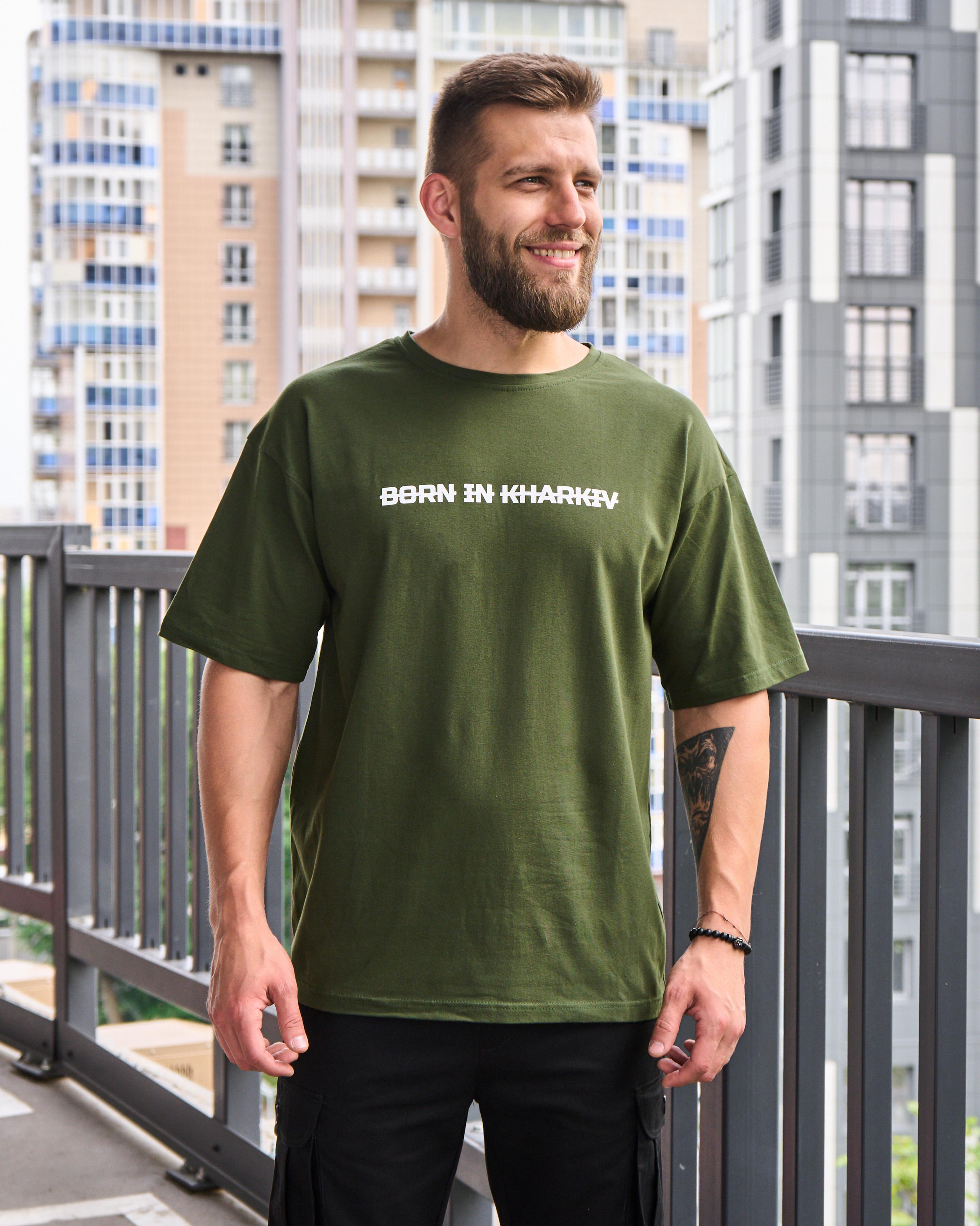 Футболка Red and Dog Oversize Born M Khaki