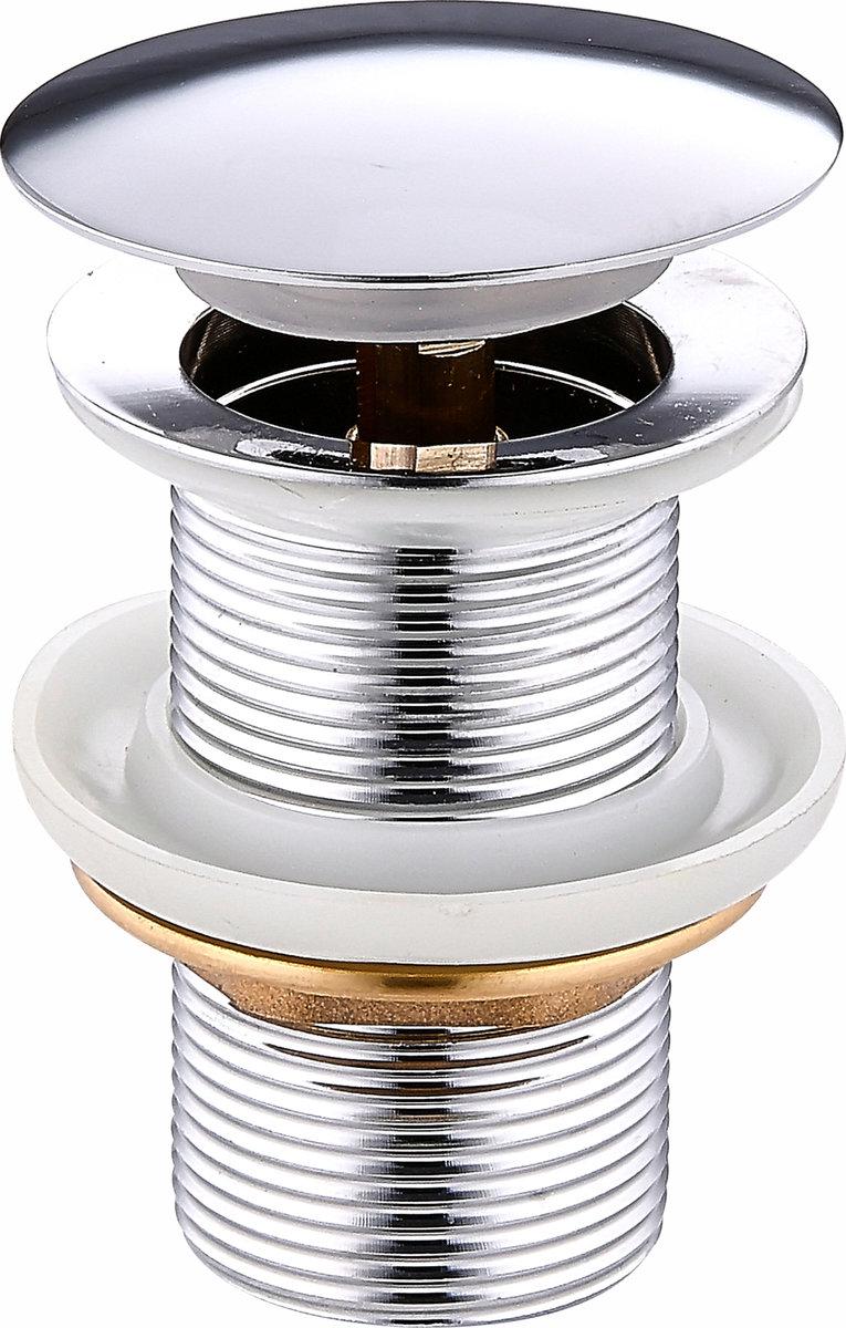 Клапан донный для раковины Perla Click-Clack латунь Хром (PUD-PSA2101)