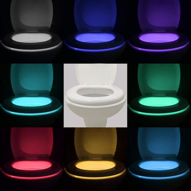 Підсвітка для унітазу LightBowl RGB LED з датчиком руху Білий (17945373) - фото 8 Підсвітка для унітазу LightBowl RGB LED з датчиком руху Білий (17945373) - фото 8