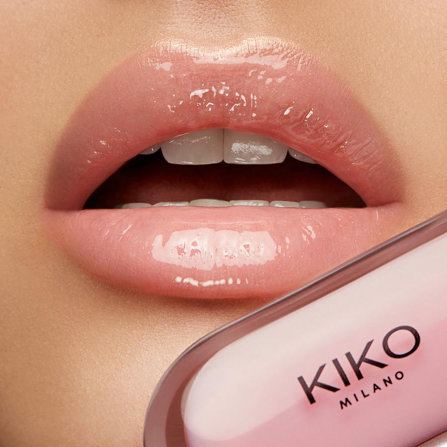 Блиск для губ Kiko Milano Lip Volume 01 Tutu з ефектом збільшення об'єму Rose (2181206467) - фото 3