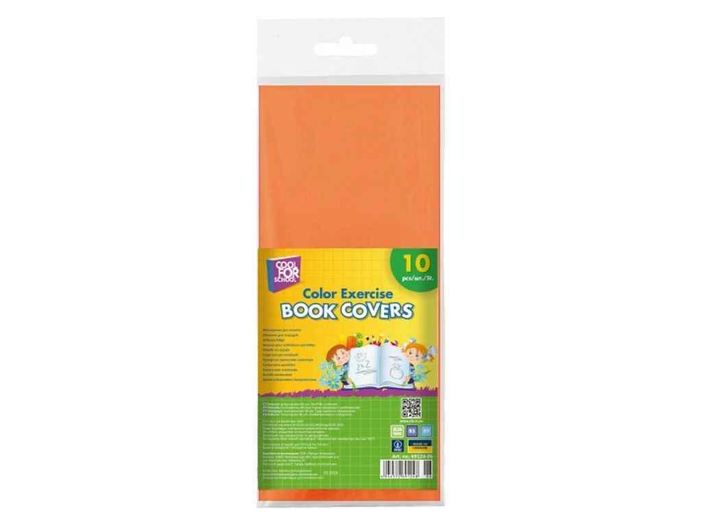 Обложки для тетрадей COOLFORSCHOOL 60 мкм 10 шт. CF69124-06 Разноцветный (1052274)