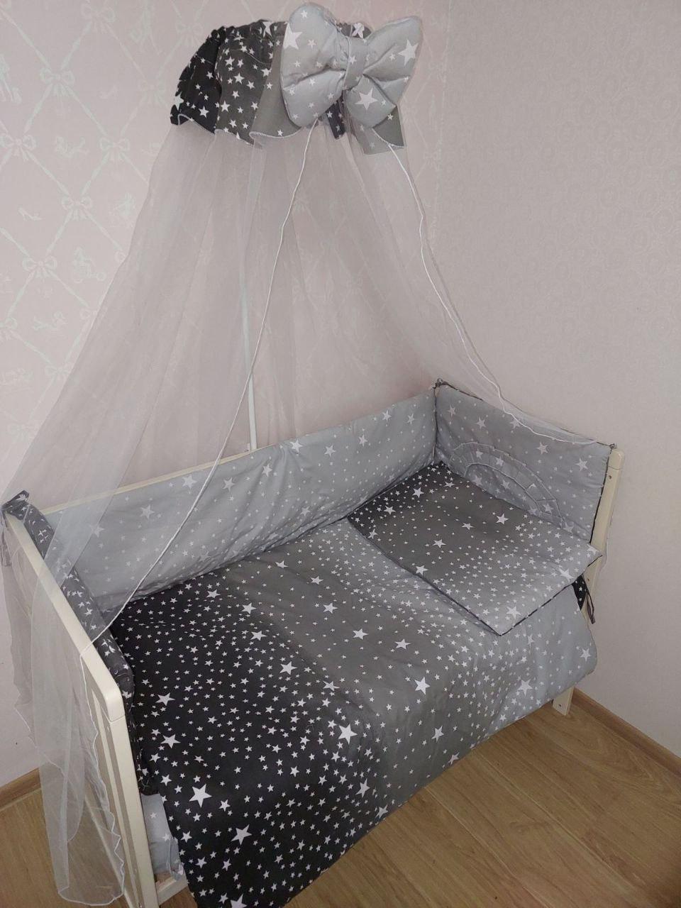 Комплект детского постельного белья Звездное небо Черный (18804970)