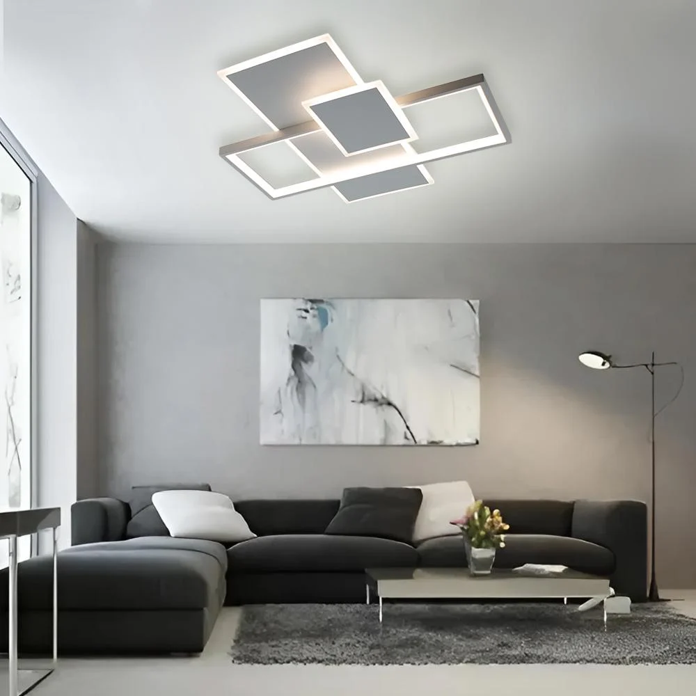 Люстра ESLLSE LAMPARAS 3L с пультом 90 Вт 500x500x61 мм Белый (10560) - фото 6 Люстра ESLLSE LAMPARAS 3L с пультом 90 Вт 500x500x61 мм Белый (10560) - фото 6