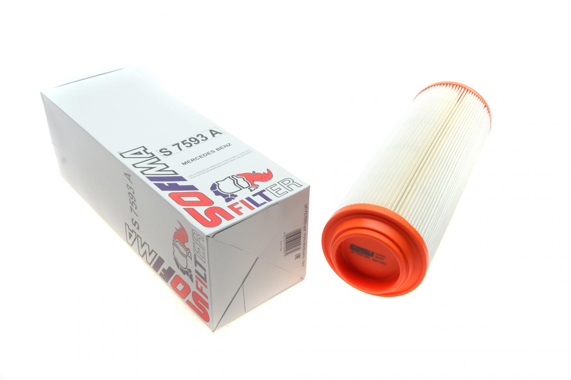 Фільтр повітряний SOFIMA для MB A-class W168 1,7CDI -04 OM668- (S 7593 A)