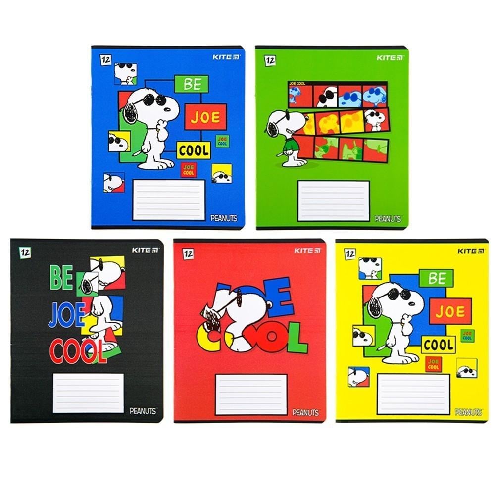 Комплект школьных тетрадей KITE Snoopy 12 листов 25 шт. (SN22-234_25pcs)