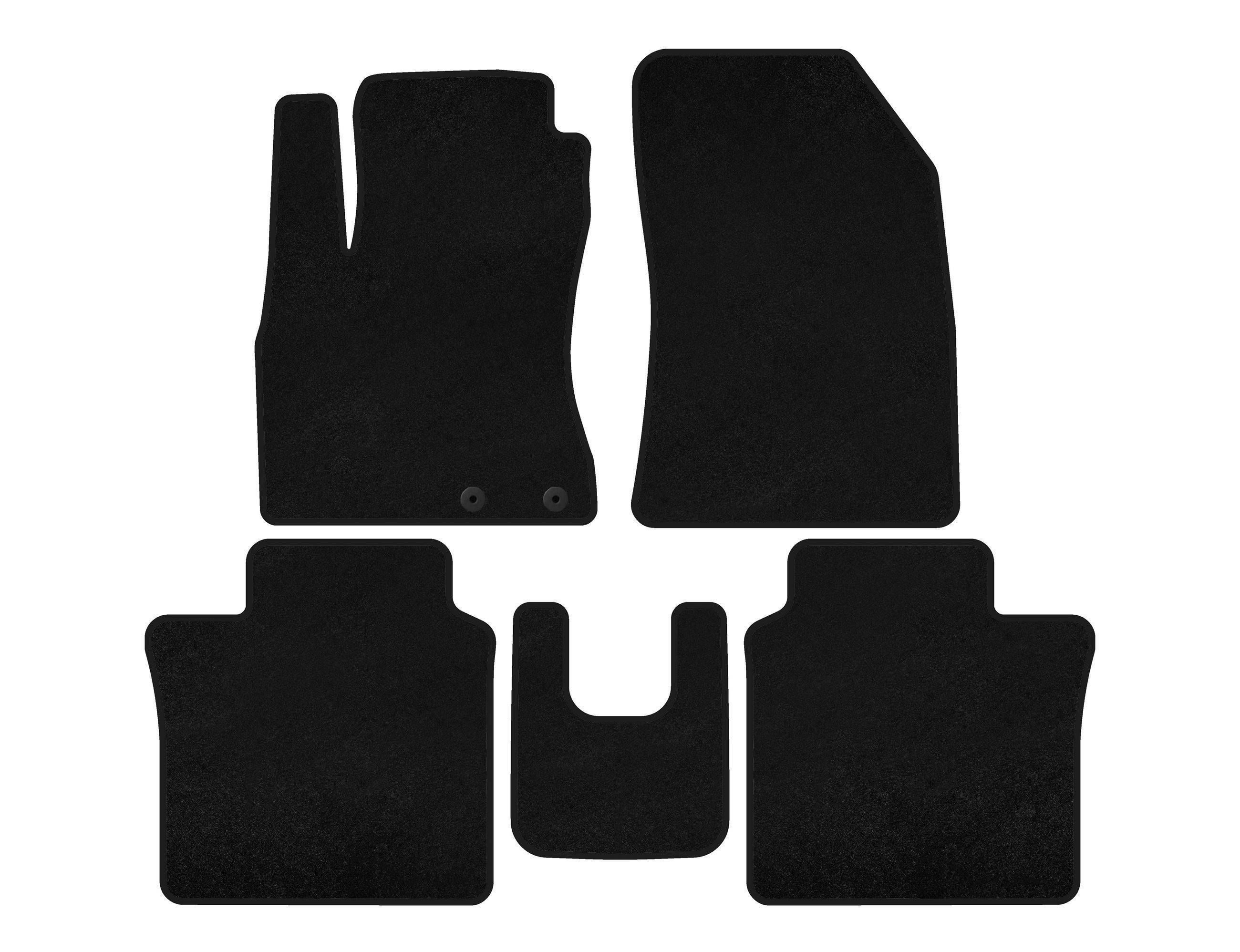 Коврики Digital Designs Classic для Nissan Note 2012-2020 гг. ткань Черный (136183)