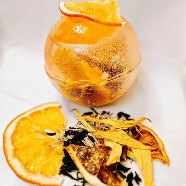 Чайна бомбочка Пан Апелсин ручна робота в подарунковій упаковці (28533219)