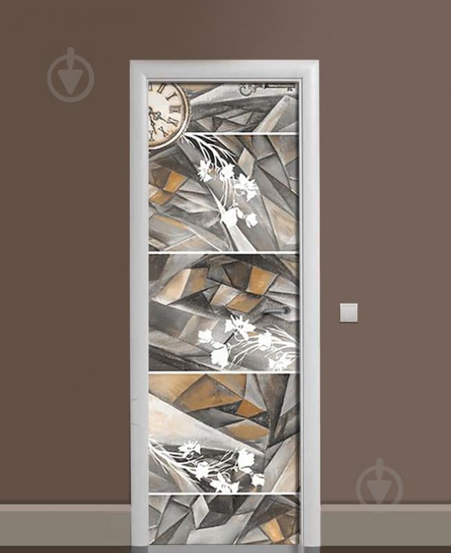 Наклейка на дверь Zatarga «Ключ тайной комнаты» 650х2000 мм виниловая 3Д наклейка декор самоклеящаяся