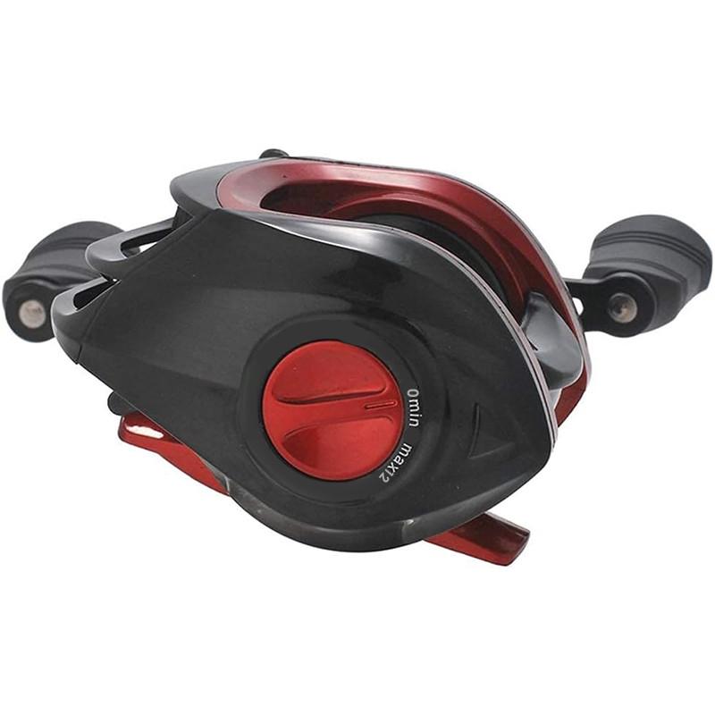 Катушка мультипликаторная Yumoshi AM 200 Right Black/Red - фото 3 Катушка мультипликаторная Yumoshi AM 200 Right Black/Red - фото 3