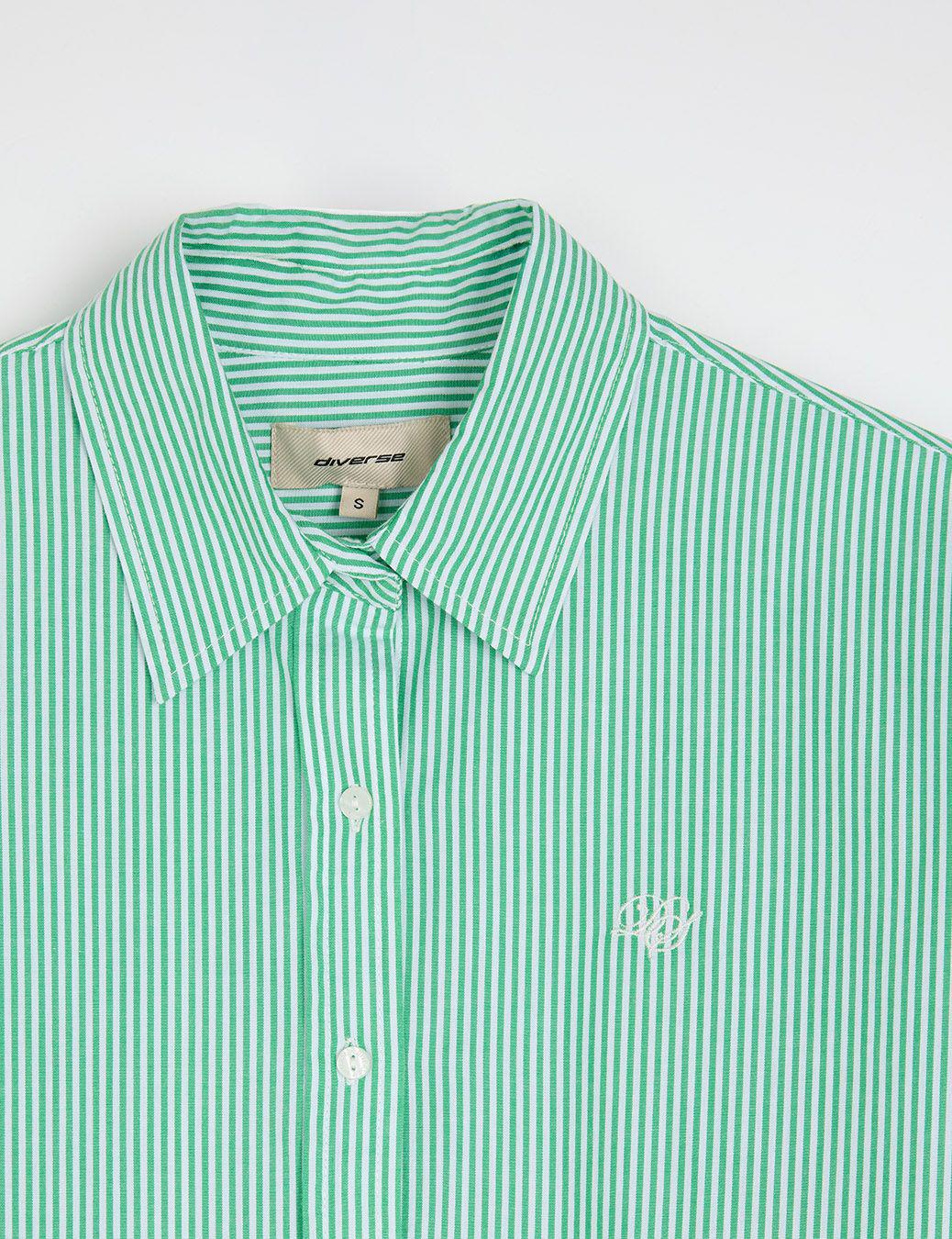 Сорочка жіноча Diverse MALIKE S Зелено-білий (5905384118769) - фото 6 Сорочка жіноча Diverse MALIKE S Зелено-білий (5905384118769) - фото 6