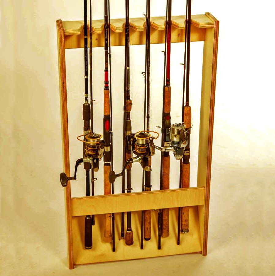 Органайзер для удочек из дерева Эльтон 6 Карри (РЫБ-600503)