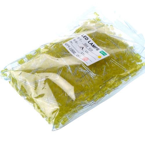 Світлодіод 3 мм 2-2,3 В 20 мА 1000 шт. Жовтий (312921) Світлодіод 3 мм 2-2,3 В 20 мА 1000 шт. Жовтий (312921)