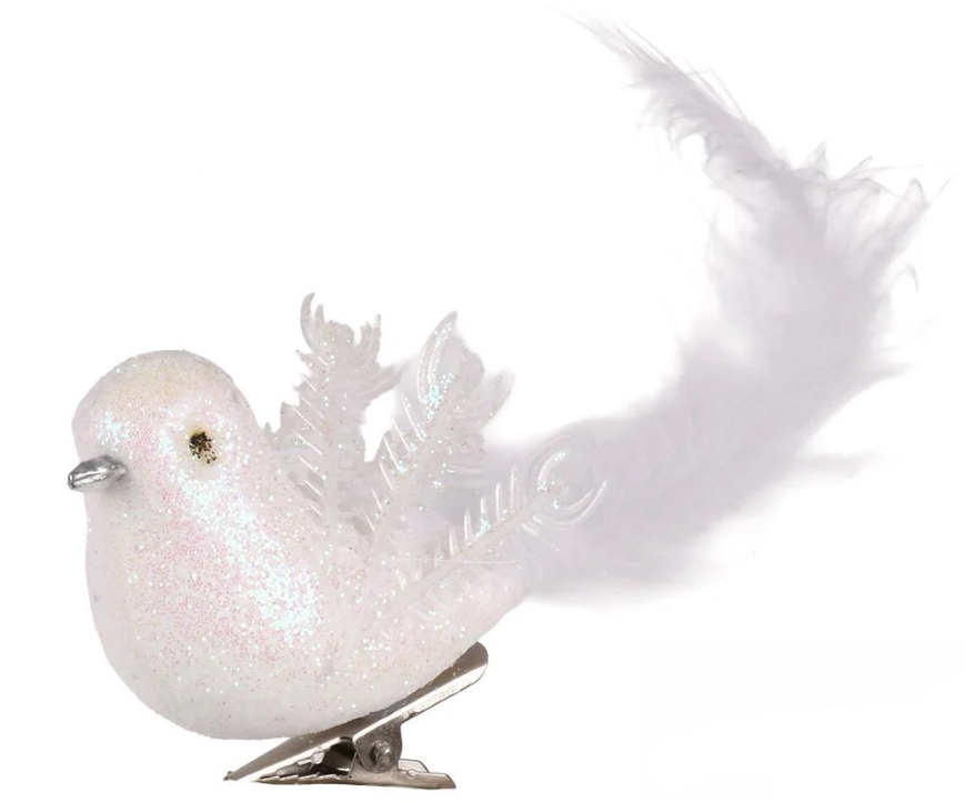 Игрушка-подвеска новогодняя Birds 4 шт. 3х9 см (R33873)