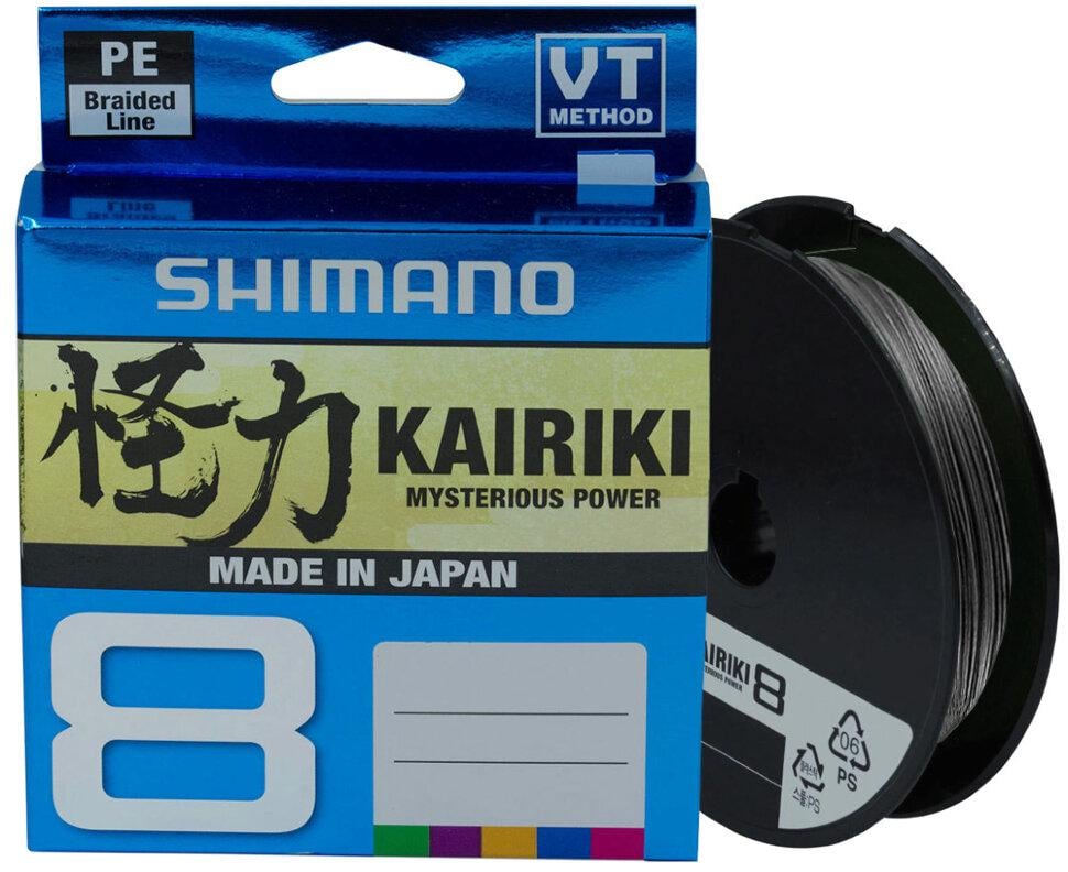 Шнур Shimano Kairiki 8 PE 150 м 0,06 мм 5,3 кг Steel Grey (1013-2266.97.08)