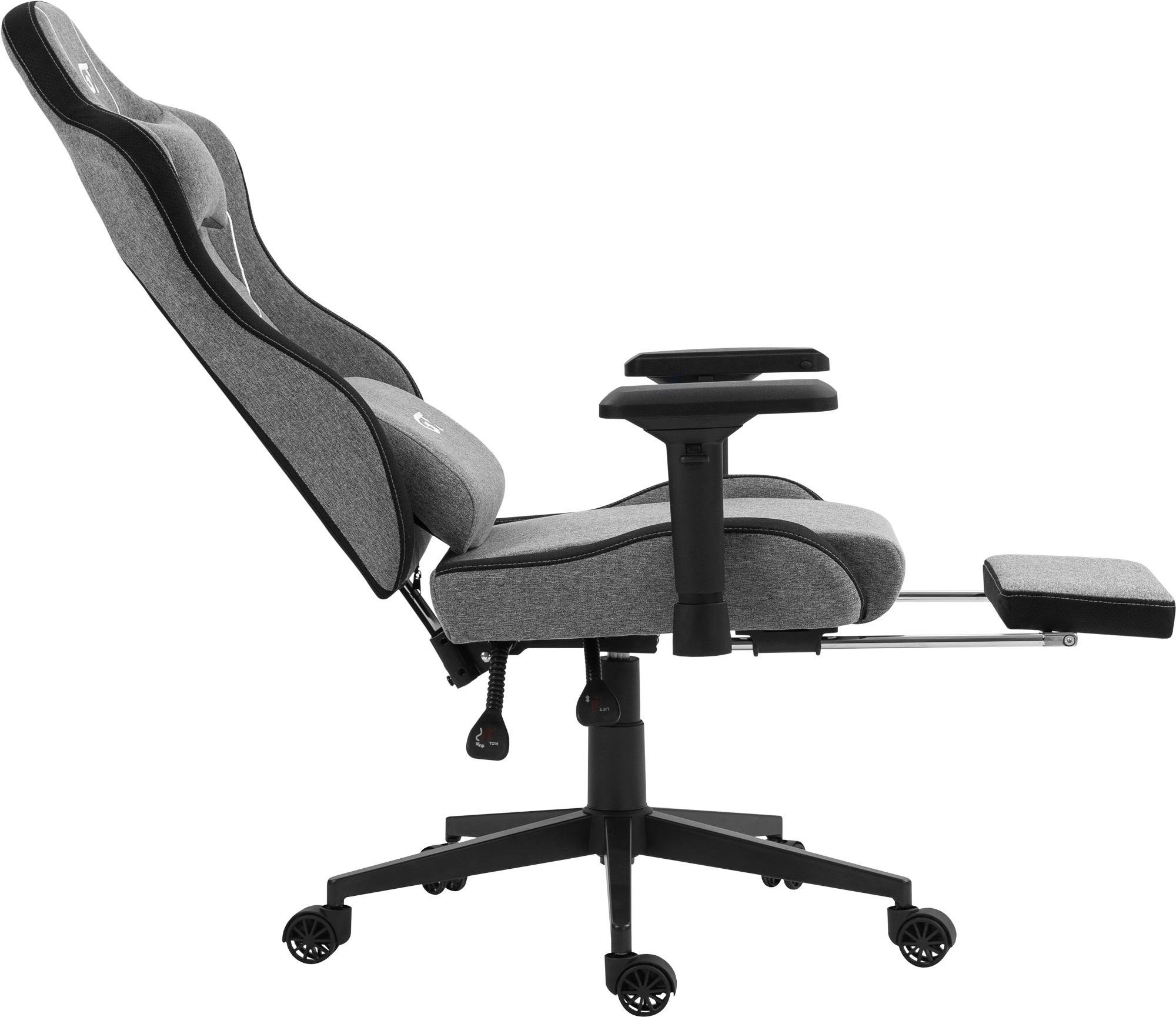 Кресло геймерское GT Racer X-2305 Fabric Grey/Black - фото 7