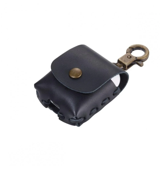 Чохол для навушників Troika Airpods натуральна шкіра (APC10/BK)