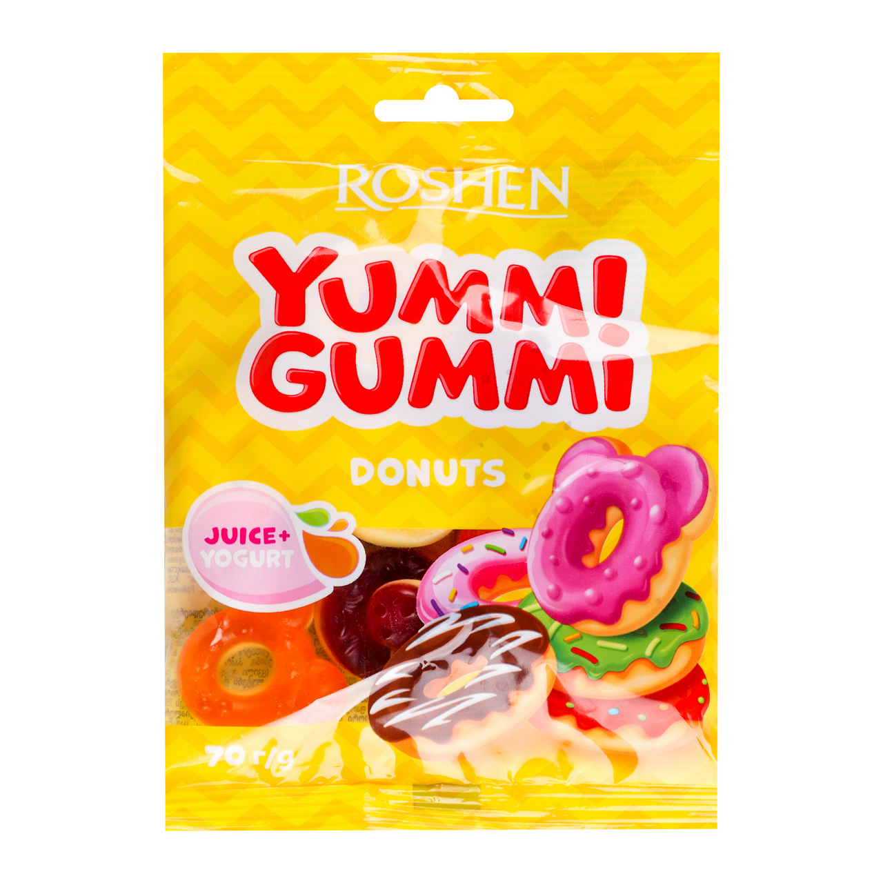 Цукерки Roshen Yummi Gummi Donuts 70 г (1776144410)
