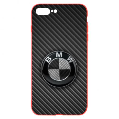 Чехол для iPhone 8 Plus BMW Carbon