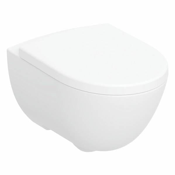 Унітаз підвісний Geberit Modo 502.939.00.1 безобідковий із сидінням Soft Close