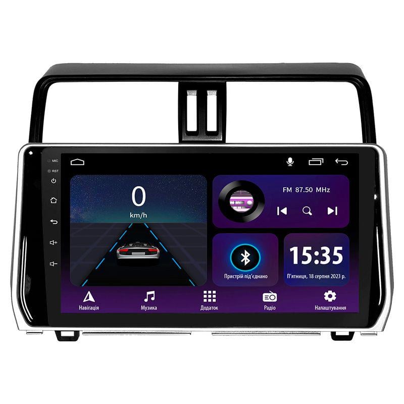 Штатная магнитола Sigma E10232 2/32 GB для Toyota Land Cruiser Prado 150 2017-2018 г. 10" (AR-83074)