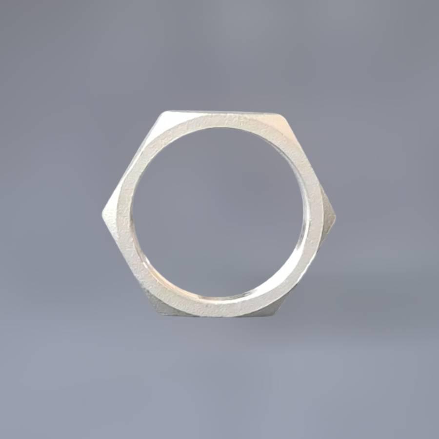 Контргайка муфтовая нержавеющая Ду50 2" н/ж сталь AISI304 резьба BSPP G2" Class 150 (PN20) - фото 6 Контргайка муфтовая нержавеющая Ду50 2" н/ж сталь AISI304 резьба BSPP G2" Class 150 (PN20) - фото 6