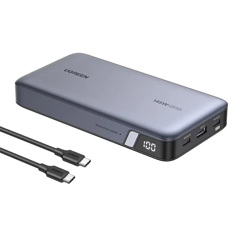 Повербанк Ugreen PB205 25000 mAh 145W Grey (90597)