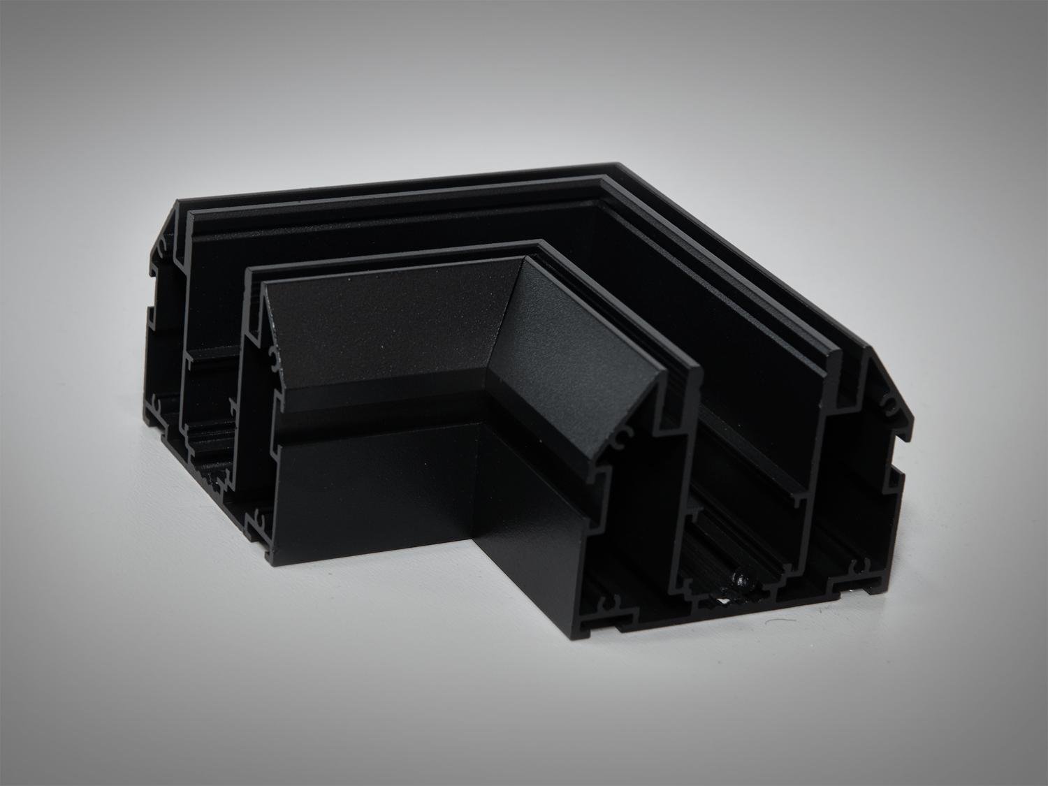 Угловой элемент для МТС для натяжного потолка серия 20 (QY-CX104-BK Ext 90)