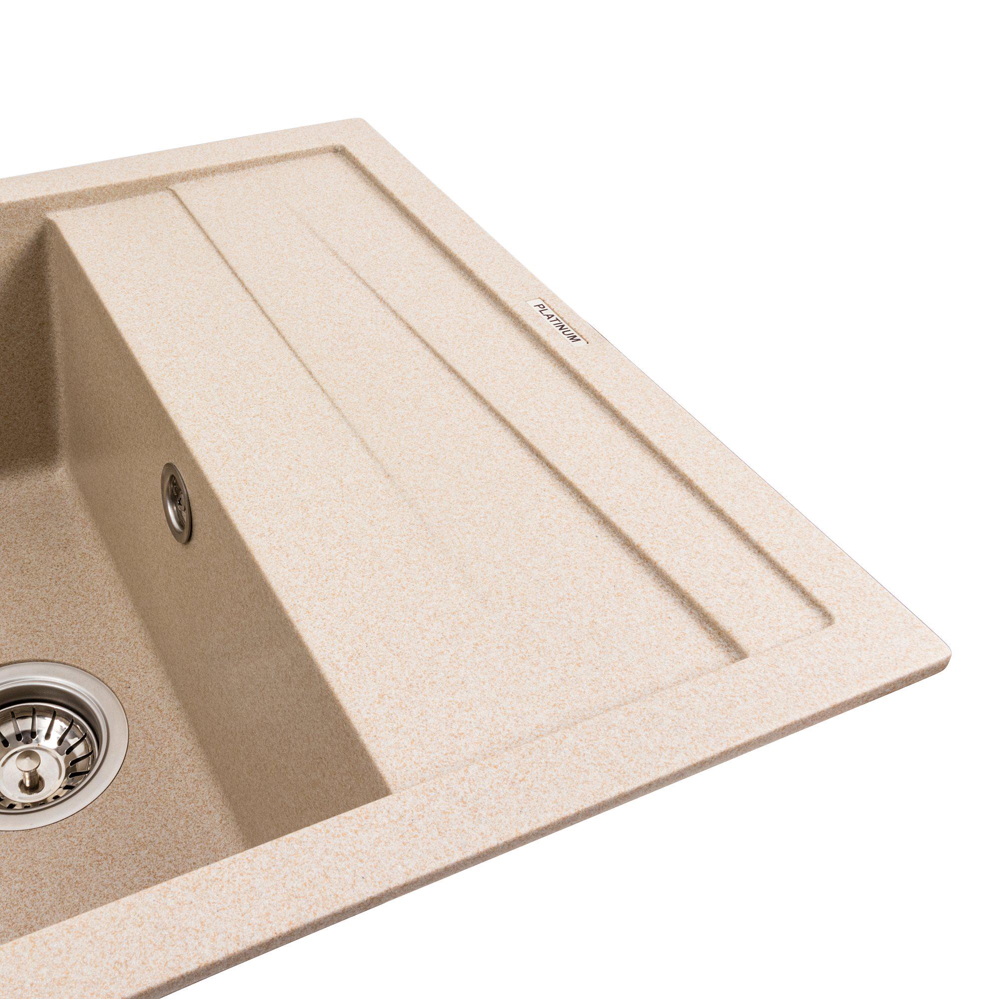 Мойка кухонная гранитная 7050 Cascada Platinum матовая Сафари - фото 3 Мойка кухонная гранитная 7050 Cascada Platinum матовая Сафари - фото 3