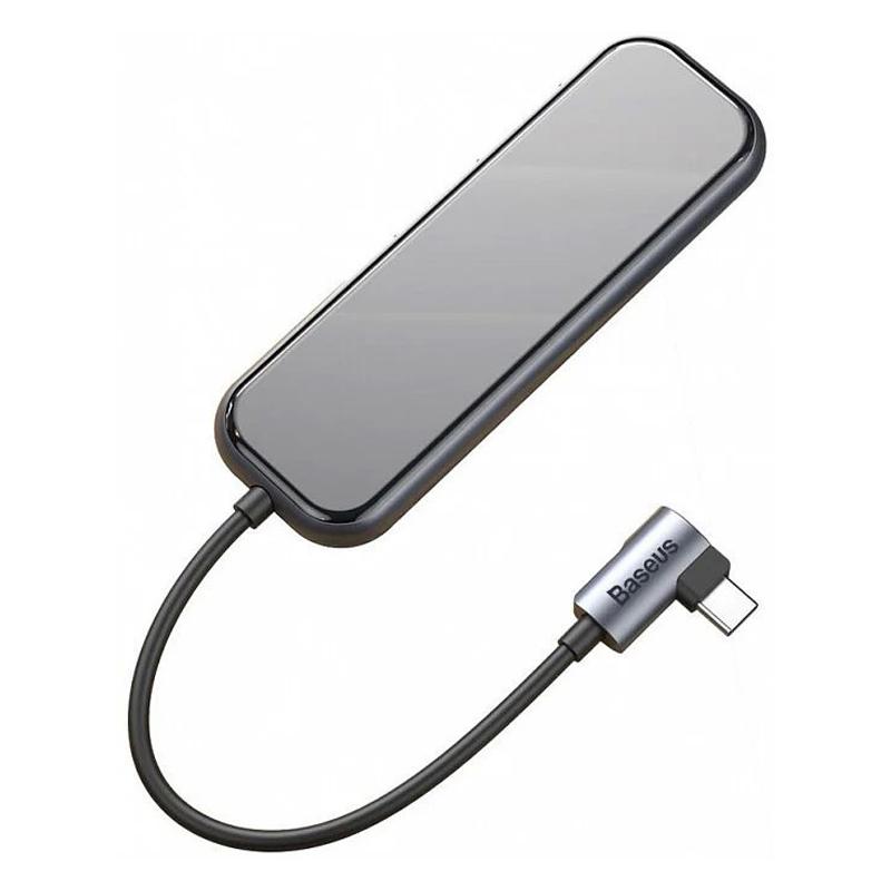 USB-хаб Baseus Multi-Functional Type-C to 4 USB3.0 CAHUB-EZ0G Чорний