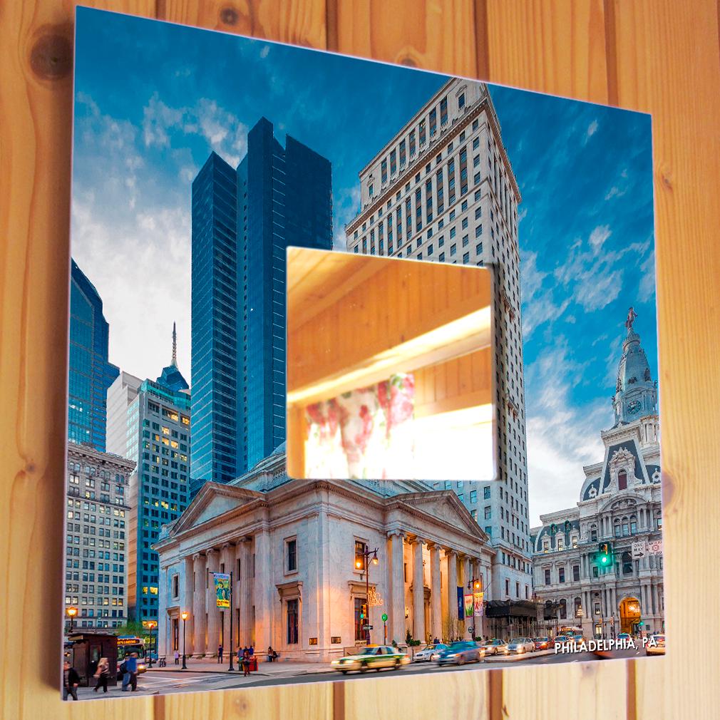 Зеркало декоративное Филадельфия 260х260 мм (M04008)