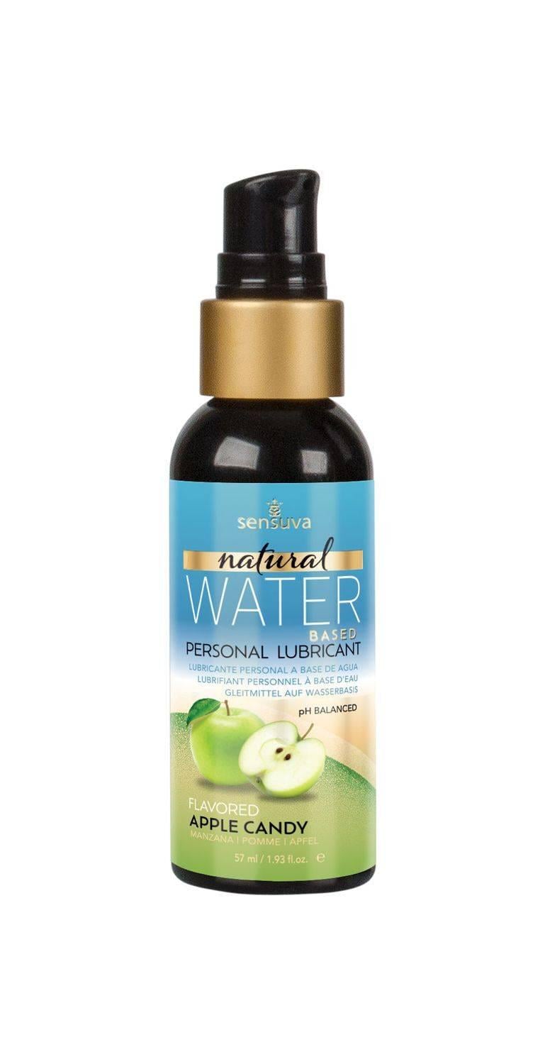 Смазка на водной основе Sensuva Natural Water-Based Apple Candy без глицерина и парабенов 57 мл (37990524)