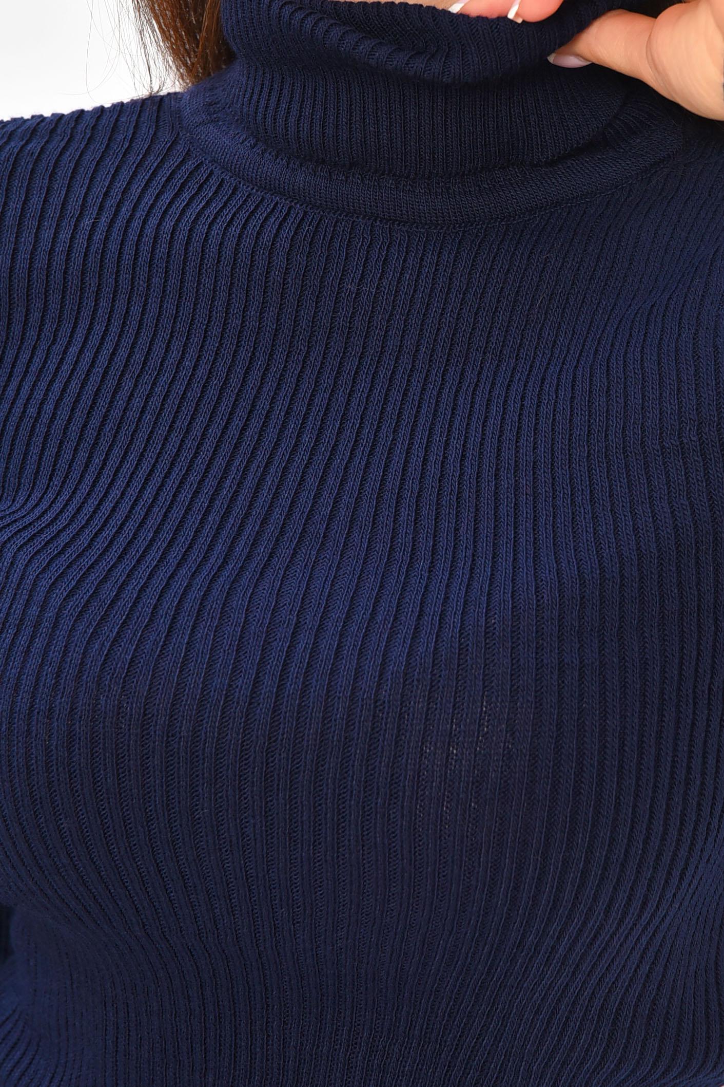 Гольф жіночий 206552 однотонний S-M Темно-синій (206552_!335191_42-44) - фото 4 Гольф жіночий 206552 однотонний S-M Темно-синій (206552_!335191_42-44) - фото 4