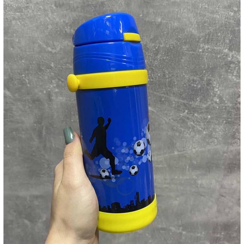 Термос дитячий A-PLUS 1776 з трубочкою із нержавіючої сталі 320 мл Синій (1688457477) - фото 3 Термос дитячий A-PLUS 1776 з трубочкою із нержавіючої сталі 320 мл Синій (1688457477) - фото 3