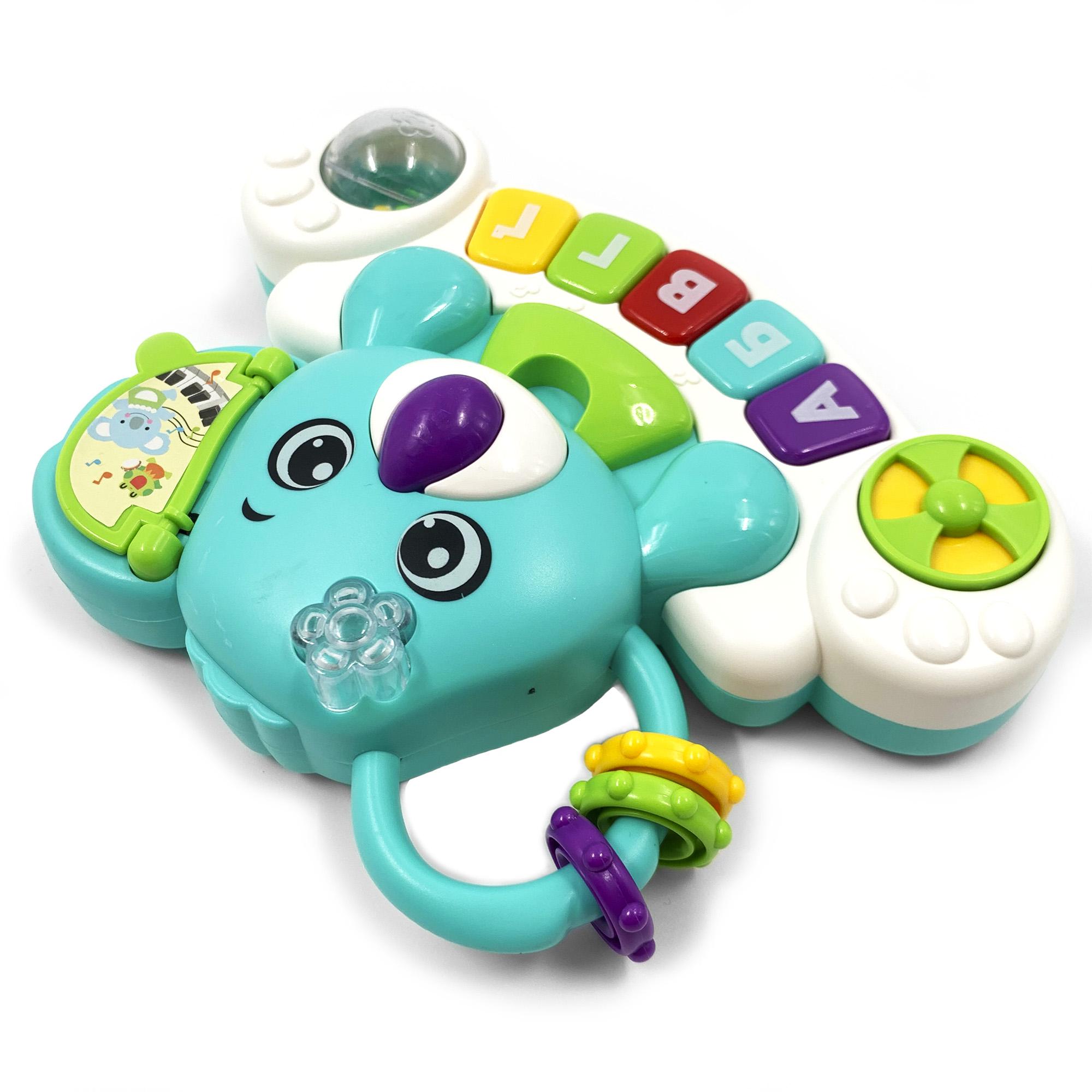 Іграшка розвиваюча музична TK Group Коала піаніно з українською озвучкою Бірюзовий (111736b) - фото 7 Іграшка розвиваюча музична TK Group Коала піаніно з українською озвучкою Бірюзовий (111736b) - фото 7