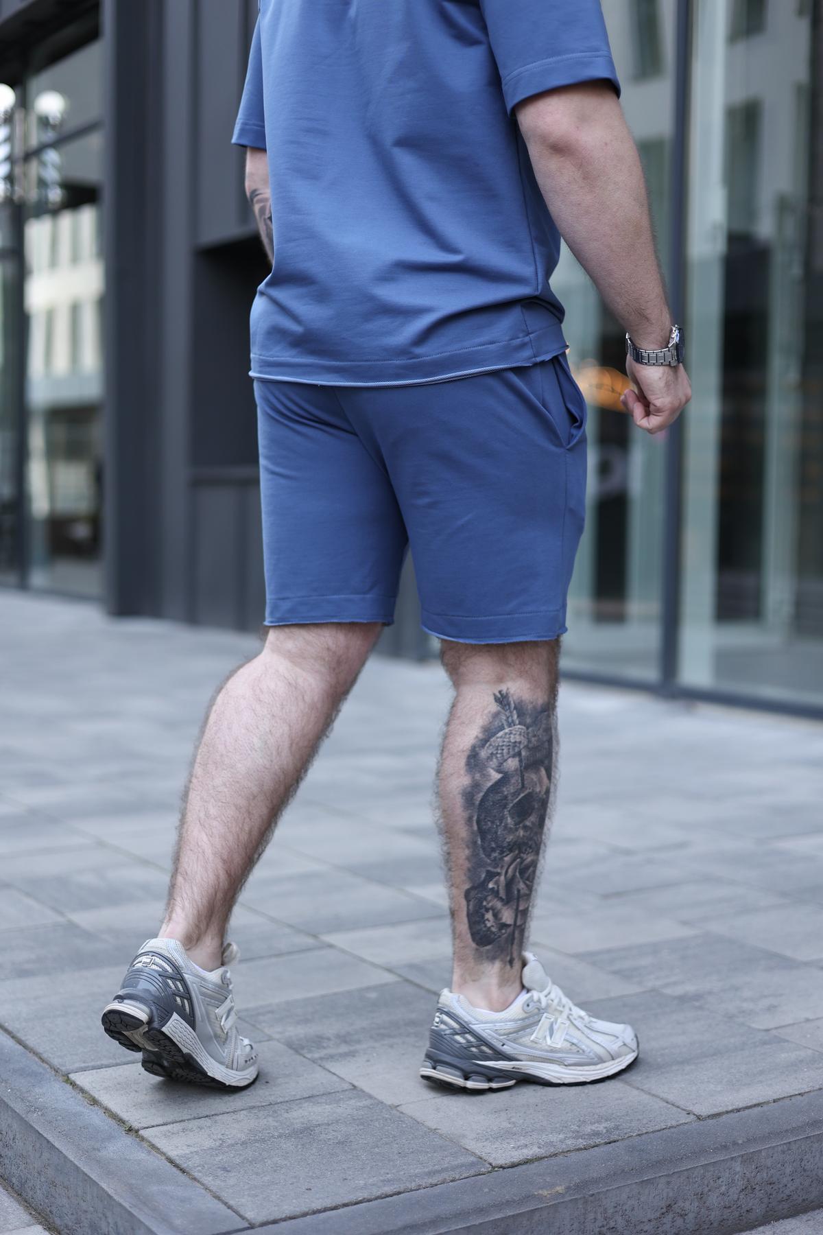 Шорти чоловічі Breeze Intruder трикотажні XL Синій (1123798508/1/4) - фото 5