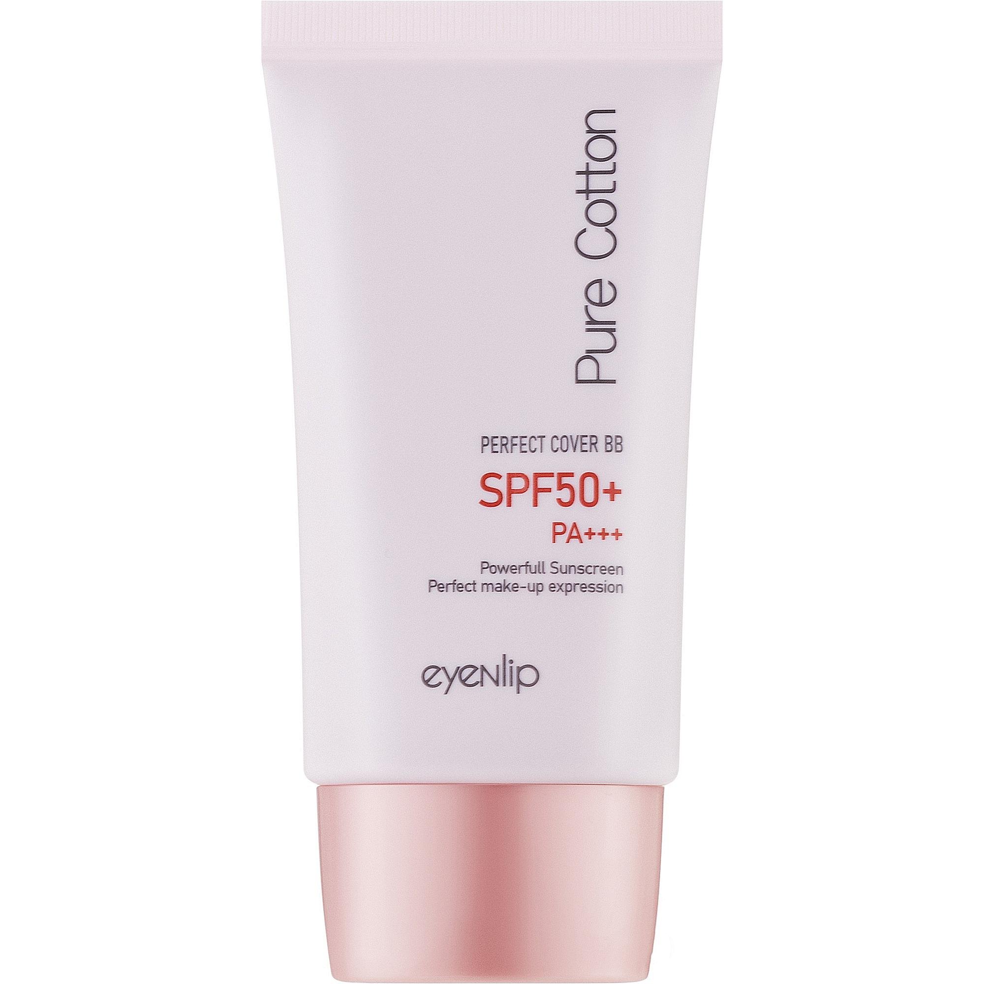 Крем для лица BB Eyenlip Pure Cotton Perfect Cover BB Cream №23 Natural Beige с гиалуроновой кислотой 30 г (1495617296)