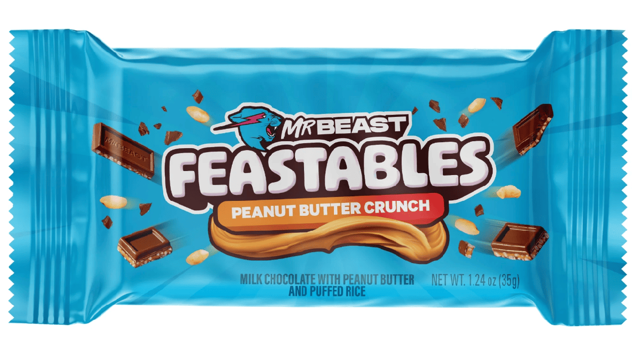 Шоколад Feastables Mr Beast Bar Peanut Butter Crunch 35 г (2678615975)