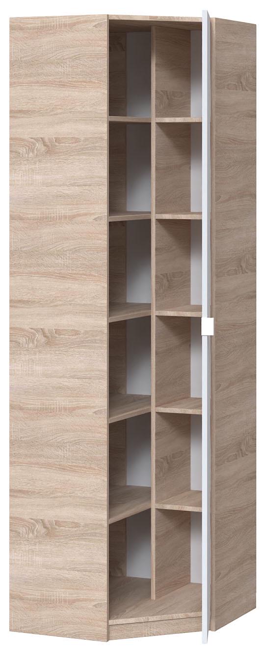 Шкаф с полками угловой Мастер Форм Тетрис 620х376х2000 мм Дуб сонома/Белый (33060) Шкаф с полками угловой Мастер Форм Тетрис 620х376х2000 мм Дуб сонома/Белый (33060)