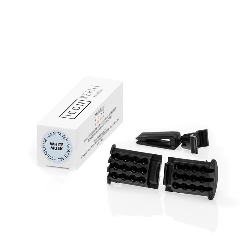 Рефил для автомобильного освежителя Millefiori Milano ICON-WHITE MUSK (16RCMB)