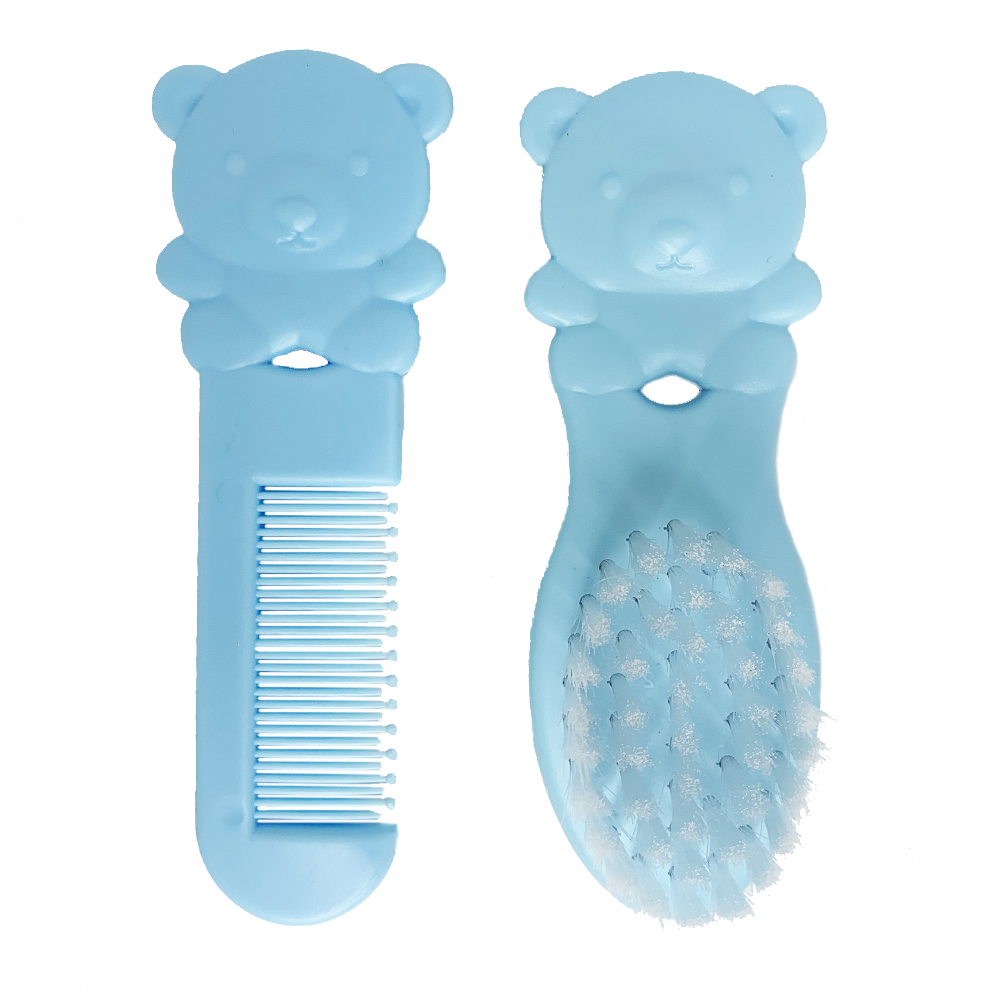Набір для новонароджених Щітка і гребінець Блакитний (18031832)