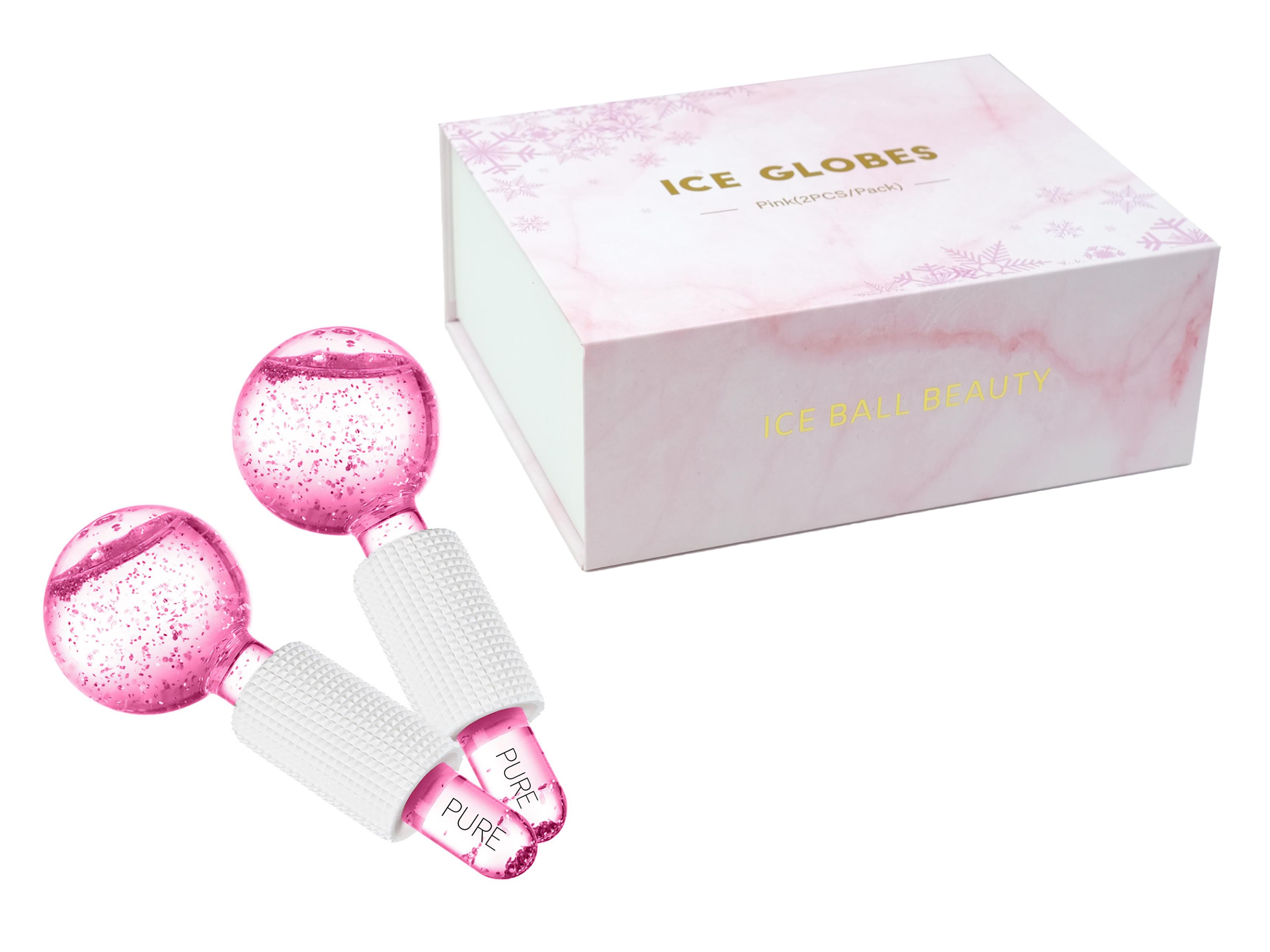 Криосферы Pure Ice Globes для массажа лица и снятия отечности Розовый (4127452) - фото 2