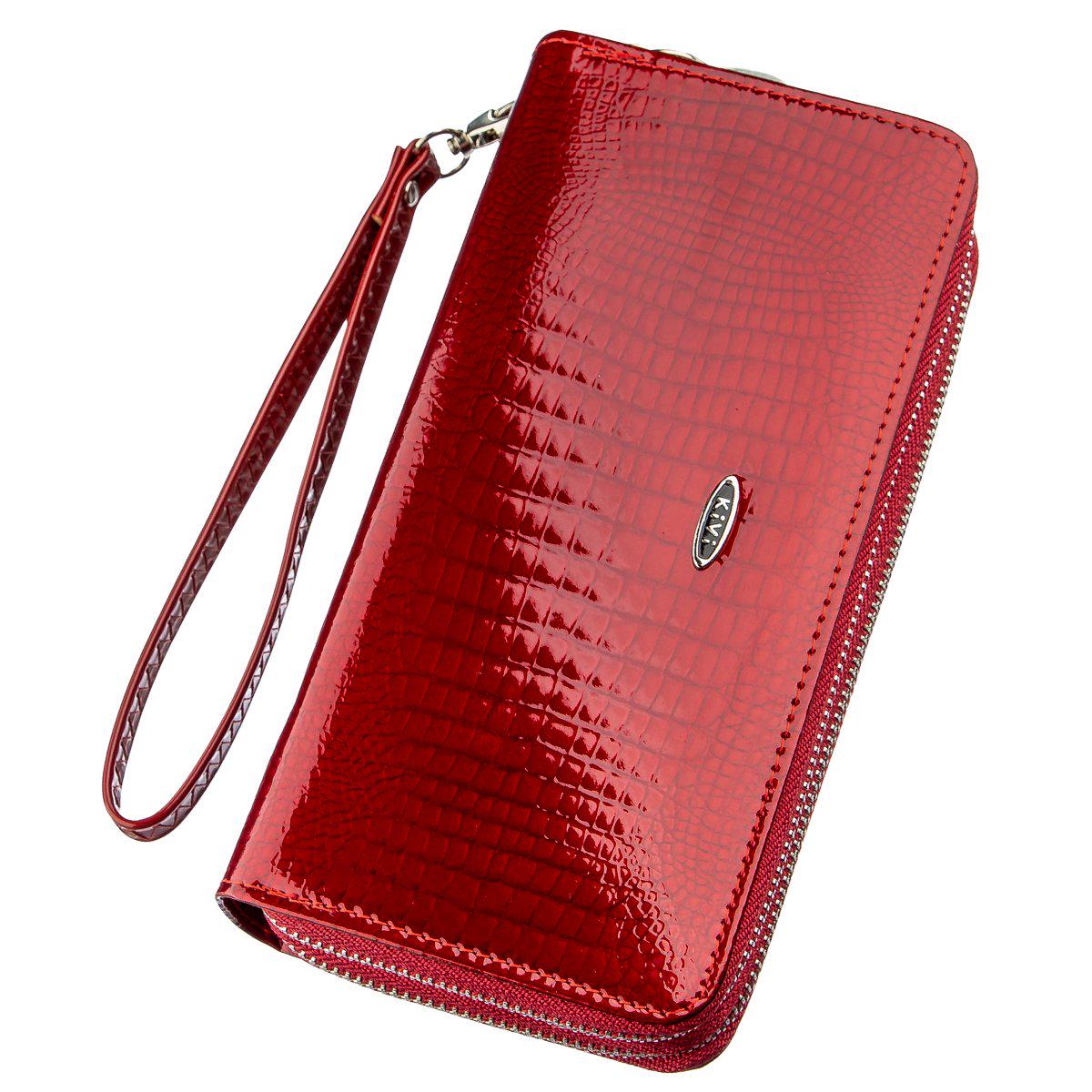 Кошелек женский Kivi-wallet 19025 кожа Красный